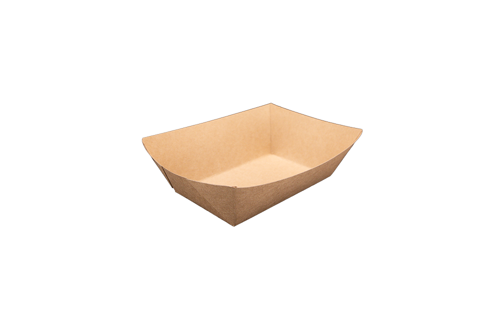 #300 (3 lb.) Eco Kraft Food Tray