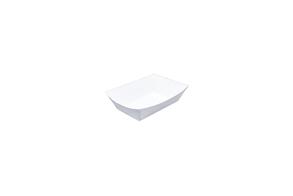 #40 (6 oz.) White Food Tray