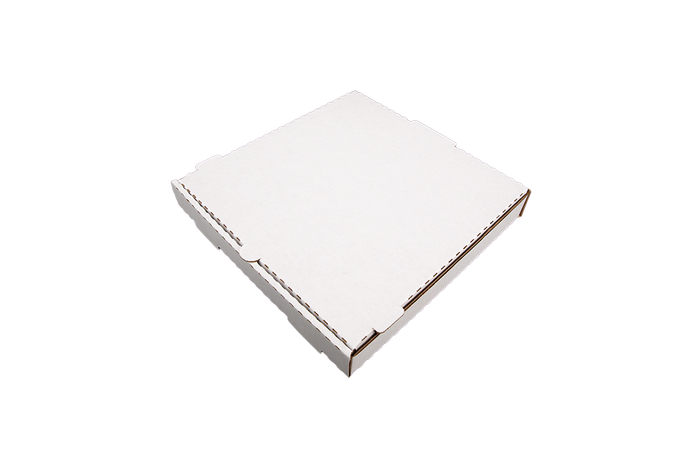 12″x12″ White Corrugated Pizza