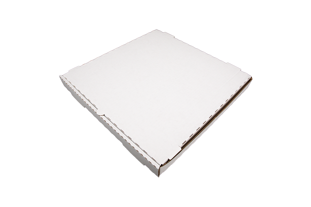16″x16″ White Corrugated Pizza