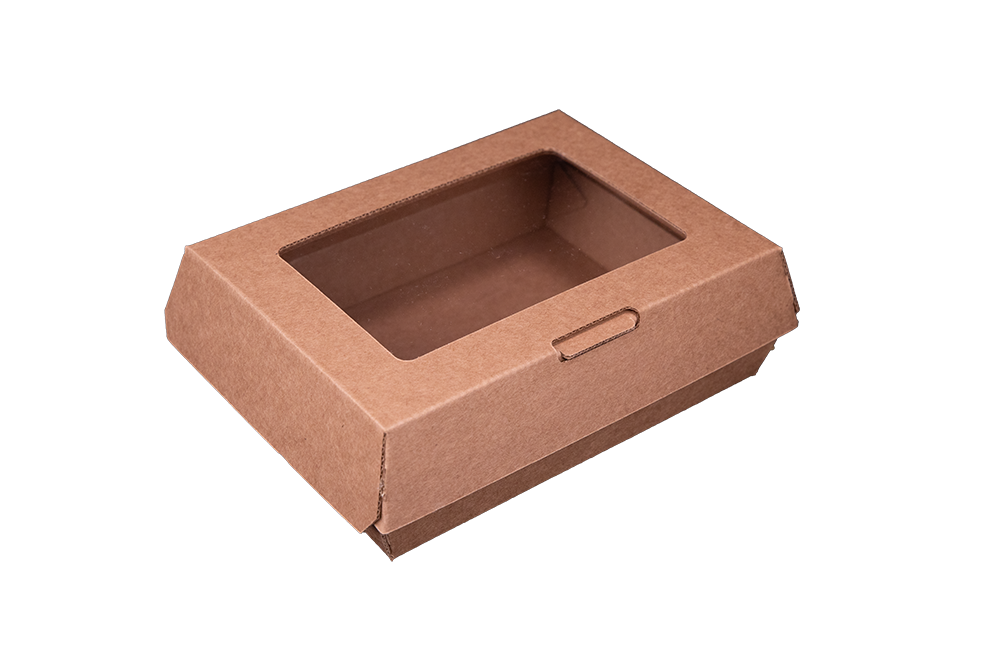 *New* Microflute Rectangle Window Clamshell